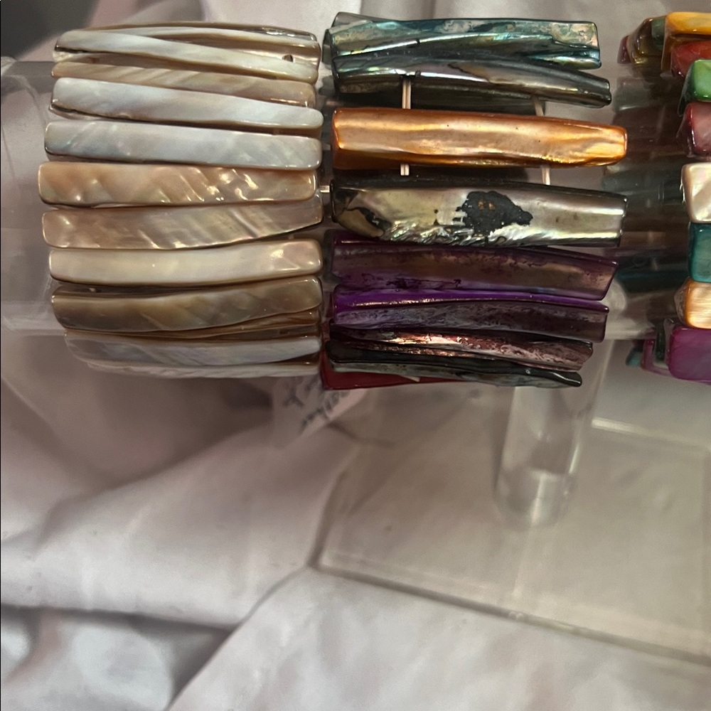 Colorful Abalone Shell Bracelets Four Beautiful B… - image 7